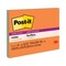 Post-it Notes Super Sticky 8 in. x 6 in. Meeting Notes - Energy Boost Collection Colors (4/Pack)